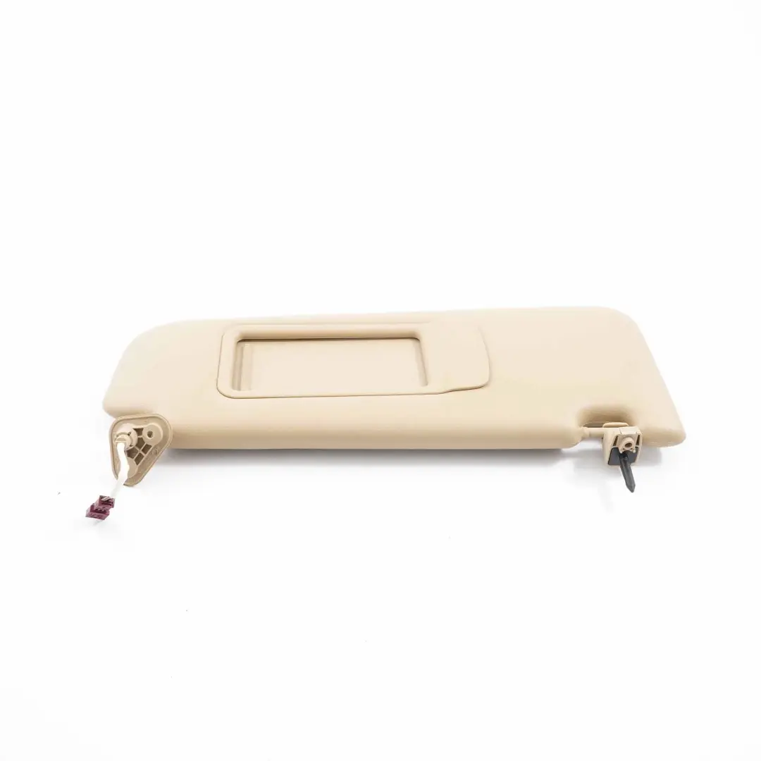 Sonnenblende BMW E84 E90 E91 Leder Sonnenblende mit Spiegel Rechts Beige  - SKU 7252010-3 - Teilenummer 7252010