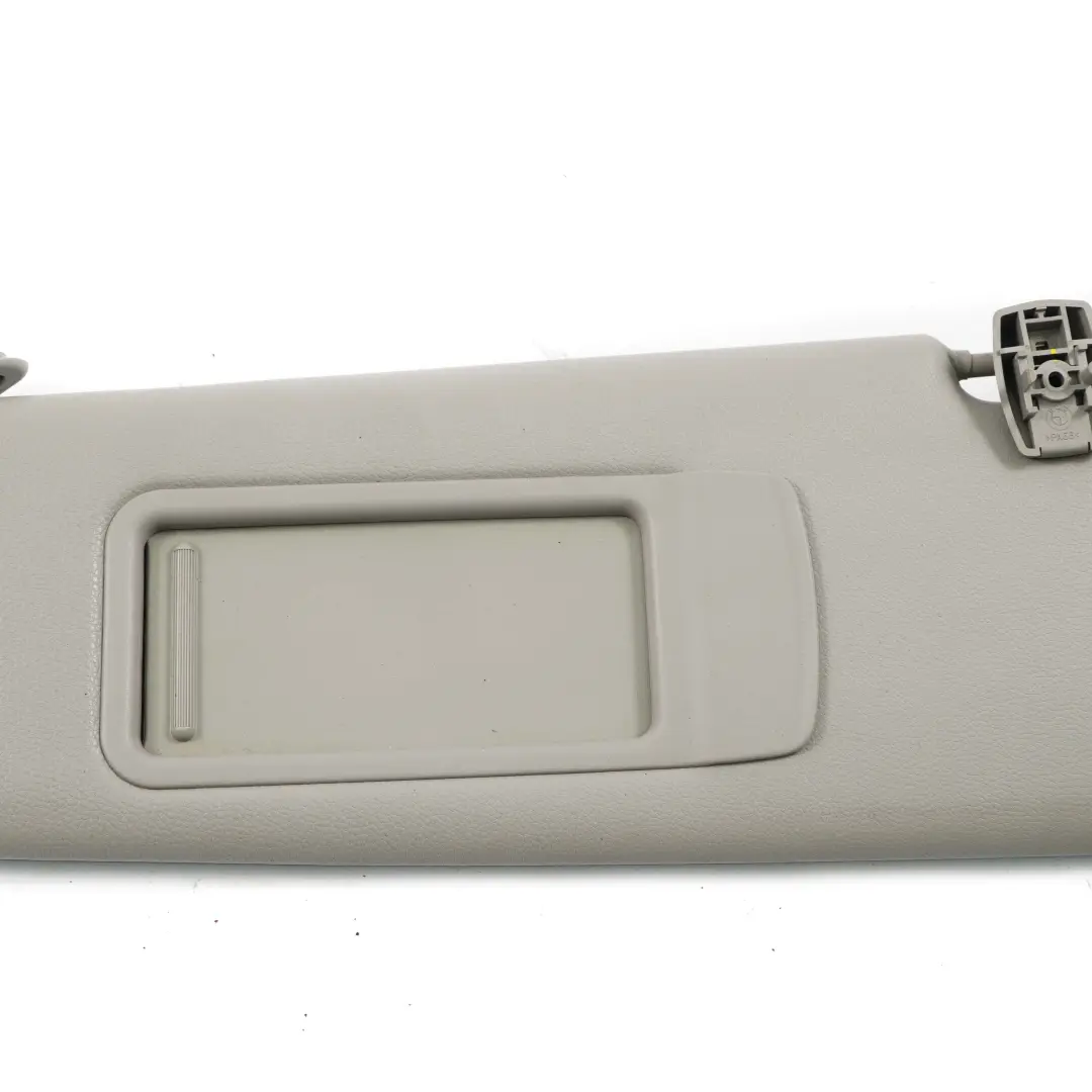 Sun Visor Leather With Mirror left N/S Grau Grey to BMW 3 Series E92 LCI with Part number 7252059 BMW 3 Series E92 LCI Sun Visor Leather With Mirror left N/S Grau Grey - SKU 7252059 - Part number 7252059