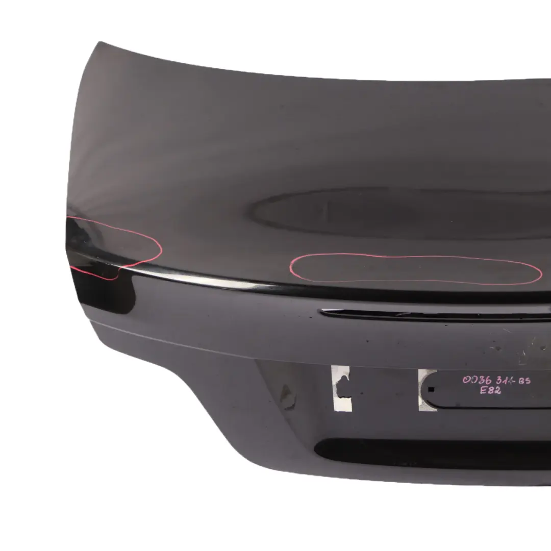 Coupé Tailgate Bootlid Boot Lid Black Sapphire Metallic - 475 to BMW E82 with Part number 7252209 BMW E82 Coupé Tailgate Bootlid Boot Lid Black Sapphire Metallic - 475 - SKU 7252209-BS1 - Part number 7252209