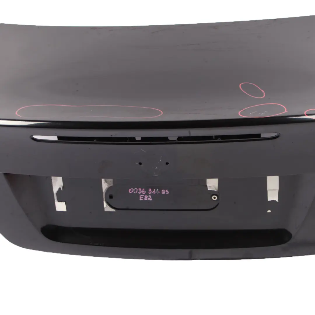 Coupé Tailgate Bootlid Boot Lid Black Sapphire Metallic - 475 to BMW E82 with Part number 7252209 BMW E82 Coupé Tailgate Bootlid Boot Lid Black Sapphire Metallic - 475 - SKU 7252209-BS1 - Part number 7252209