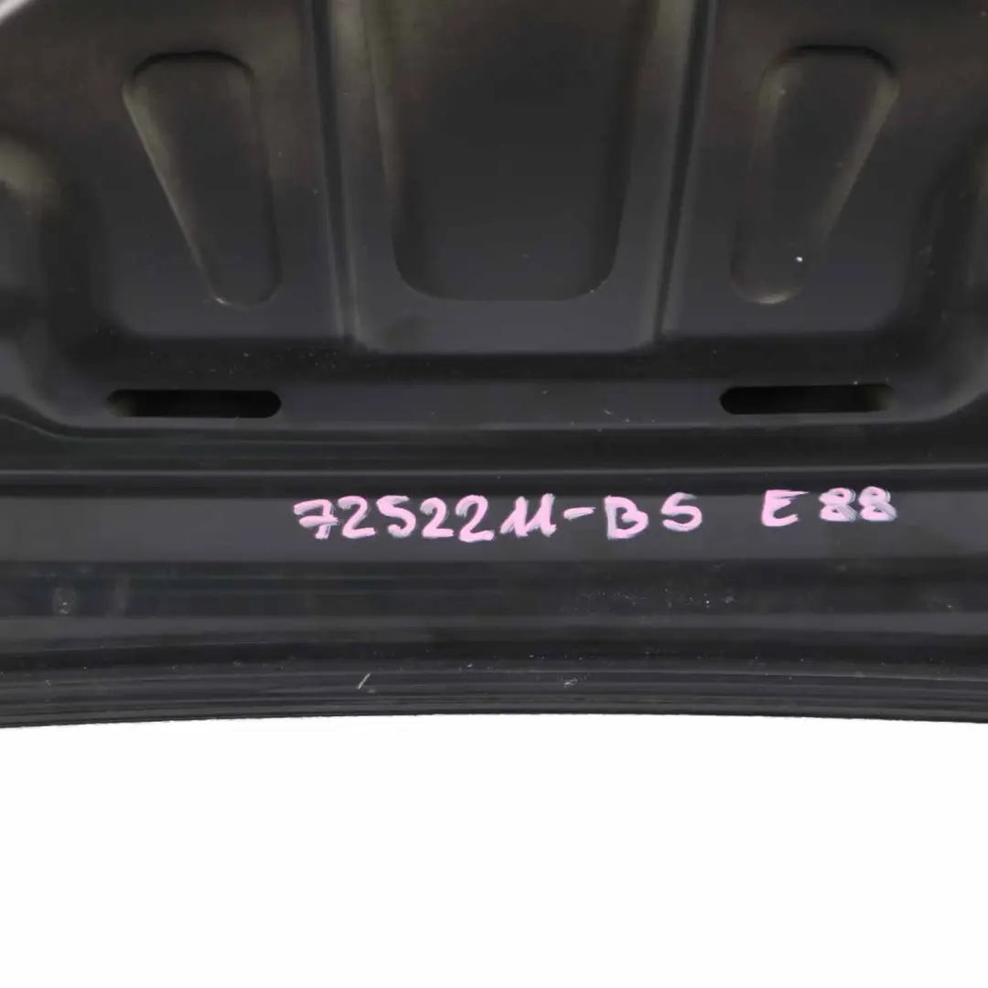 Boot Lid Bootlid Black Sapphire Metallic - 475 to BMW E88 Cabrio Tailgate with Part number 7252211 BMW E88 Cabrio Tailgate Boot Lid Bootlid Black Sapphire Metallic - 475 - SKU 7252211-BS - Part number 7252211
