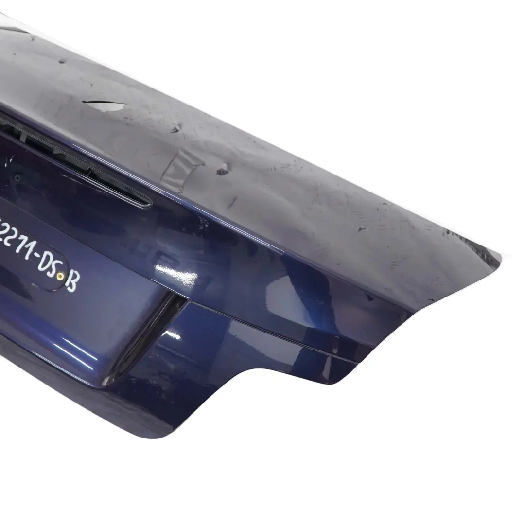 Boot Lid Tiefseeblau Deep Sea Blue - A76 to BMW 1 E88 Cabrio Convertible Tailgate with Part number 7252211 BMW 1 E88 Cabrio Convertible Tailgate Boot Lid Tiefseeblau Deep Sea Blue - A76 - SKU 7252211-DSB - Part number 7252211