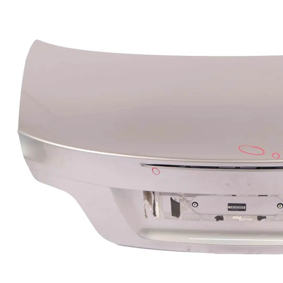 Boot Lid Kaschmirsilber Silver - A72 to BMW E88 Cabrio Convertible Tailgate with Part number 7252211 BMW E88 Cabrio Convertible Tailgate Boot Lid Kaschmirsilber Silver - A72 - SKU 7252211-KAS1 - Part number 7252211