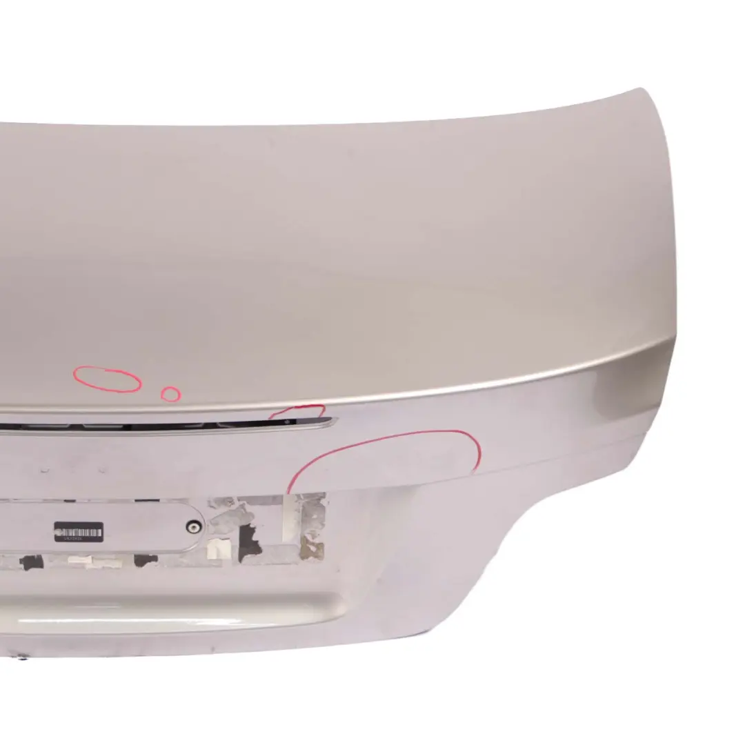 Boot Lid Kaschmirsilber Silver - A72 to BMW E88 Cabrio Convertible Tailgate with Part number 7252211 BMW E88 Cabrio Convertible Tailgate Boot Lid Kaschmirsilber Silver - A72 - SKU 7252211-KAS1 - Part number 7252211