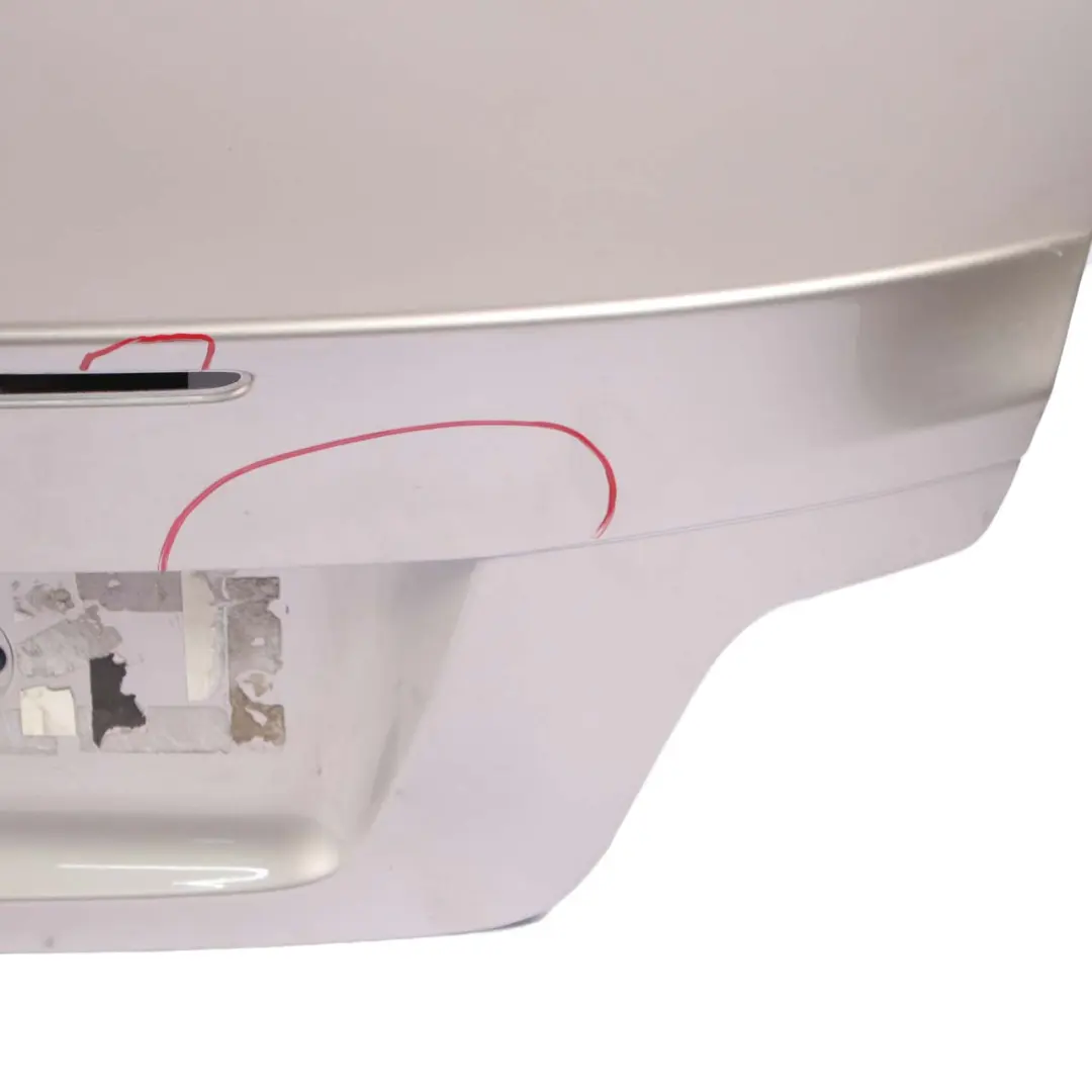 Boot Lid Kaschmirsilber Silver - A72 to BMW E88 Cabrio Convertible Tailgate with Part number 7252211 BMW E88 Cabrio Convertible Tailgate Boot Lid Kaschmirsilber Silver - A72 - SKU 7252211-KAS1 - Part number 7252211