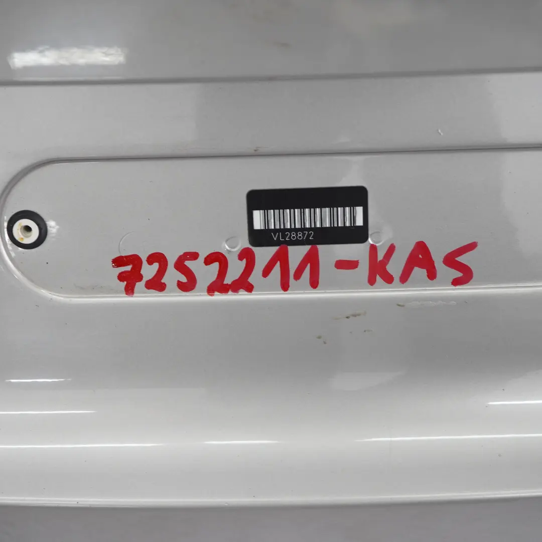 Boot Lid Kaschmirsilber Silver A72 to BMW E88 Cabrio Convertible Tailgate with Part number 7252211 BMW E88 Cabrio Convertible Tailgate Boot Lid Kaschmirsilber Silver A72 - SKU 7252211-KAS - Part number 7252211