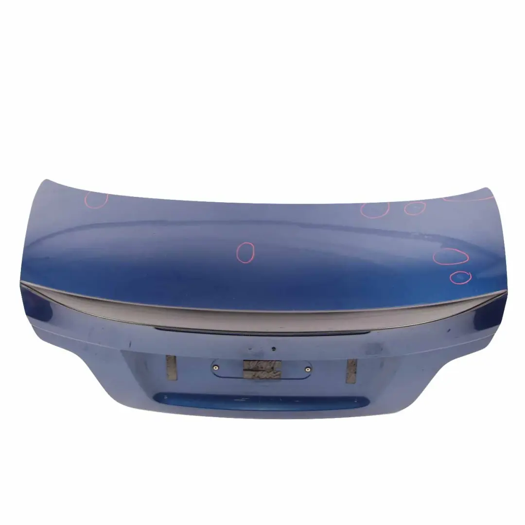 Boot Lid Tailgate Cabrio Convertible Trunk Lid Le Mans Blue - 381 to BMW E88 with Part number 7252211 BMW E88 Boot Lid Tailgate Cabrio Convertible Trunk Lid Le Mans Blue - 381 - SKU 7252211-LMB - Part number 7252211