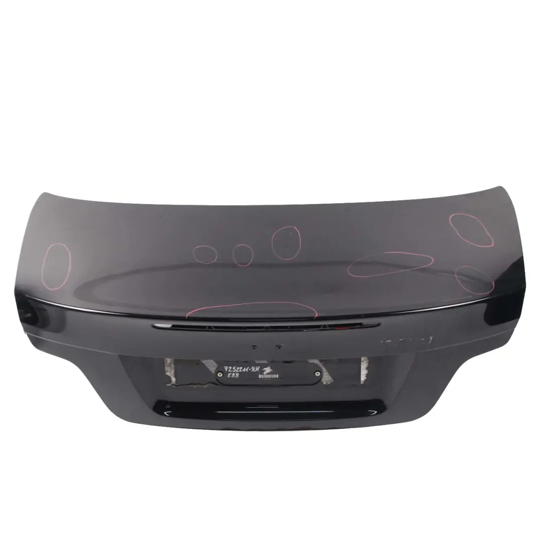 Boot Lid Bootlid Schwarz 2 Black - 668 to BMW E88 Cabrio Convertible Tailgate with Part number 7252211 BMW E88 Cabrio Convertible Tailgate Boot Lid Bootlid Schwarz 2 Black - 668 - SKU 7252211-SCH - Part number 7252211