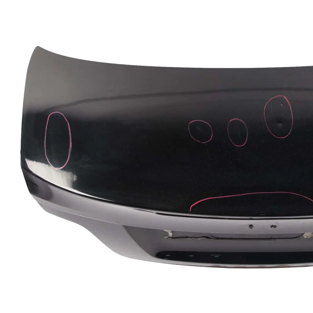 Boot Lid Bootlid Schwarz 2 Black - 668 to BMW E88 Cabrio Convertible Tailgate with Part number 7252211 BMW E88 Cabrio Convertible Tailgate Boot Lid Bootlid Schwarz 2 Black - 668 - SKU 7252211-SCH - Part number 7252211