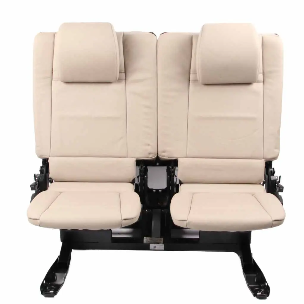 Third Row Additional Seats Backrest Bench Oyster Leather to Rear Seat BMW X5 E70 with Part number 7253015 Rear Seat BMW X5 E70 Third Row Additional Seats Backrest Bench Oyster Leather - SKU 7253015 - Part number 7253015