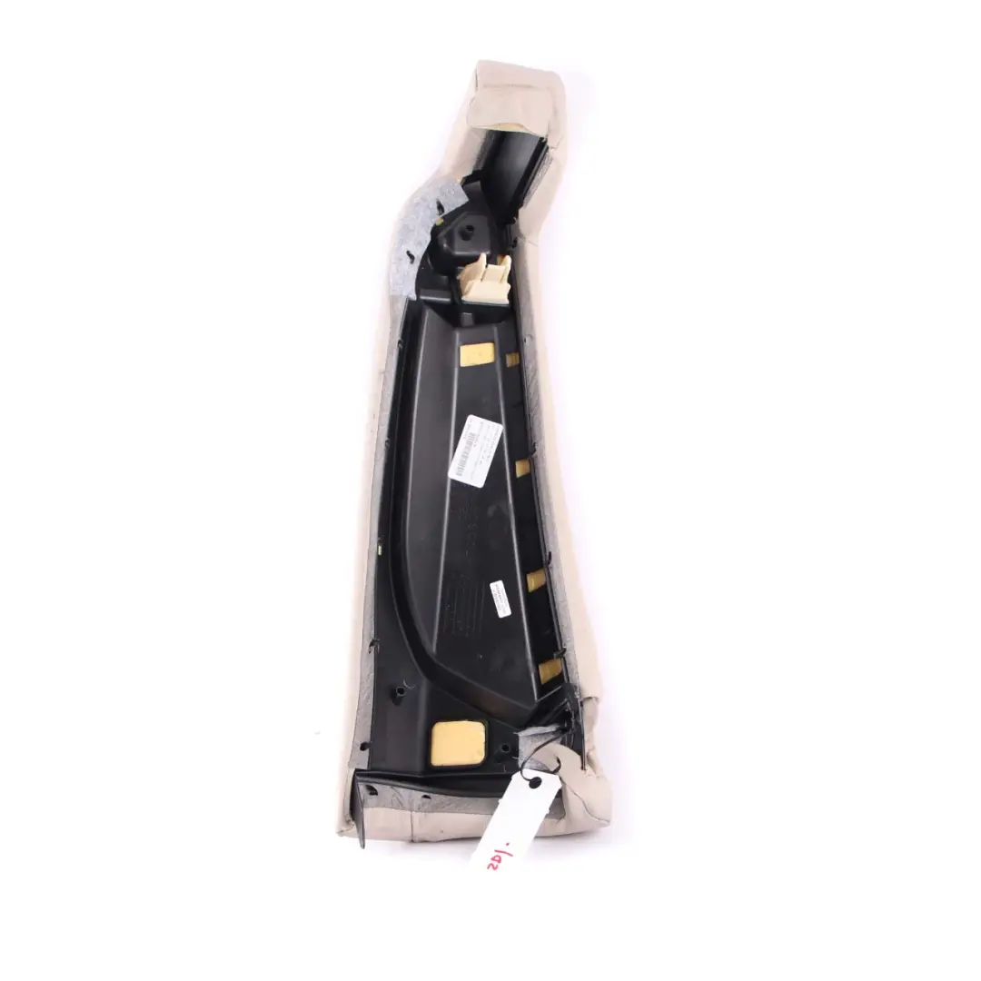 BMW X5 E70 Rear Seat Bench Lateral Left N/S Finisher Trim Panel Leather Oyster - SKU 7253019 - Part number 7253019