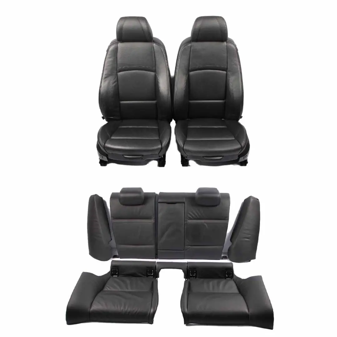  Seats M Sport BMW E92 Coupe Memory Black Leather Interior Seat Set Door Cards - SKU 7253086-2 - Part number 7253086