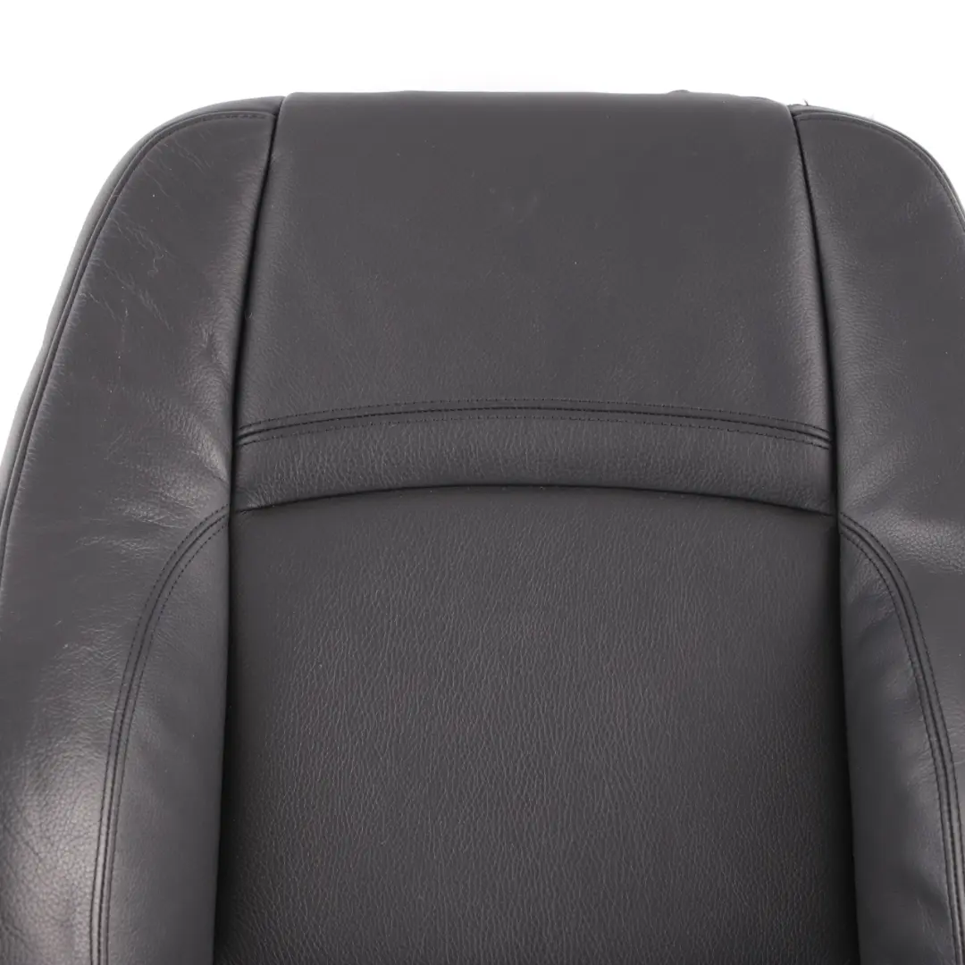 BMW E92 Seat Backrest Front Left N/S Heated Sport Backrest Cover Black Leather - SKU 7253093-3 - Part number 7253093