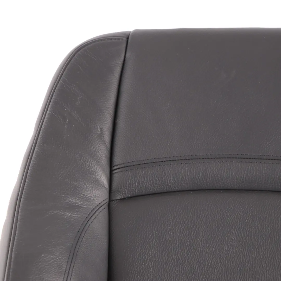 BMW E92 Seat Backrest Front Left N/S Heated Sport Backrest Cover Black Leather - SKU 7253093-3 - Part number 7253093