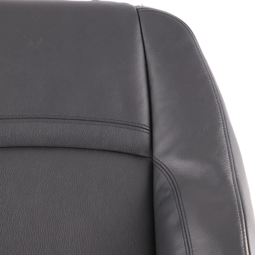 BMW E92 Seat Backrest Front Left N/S Heated Sport Backrest Cover Black Leather - SKU 7253093-3 - Part number 7253093