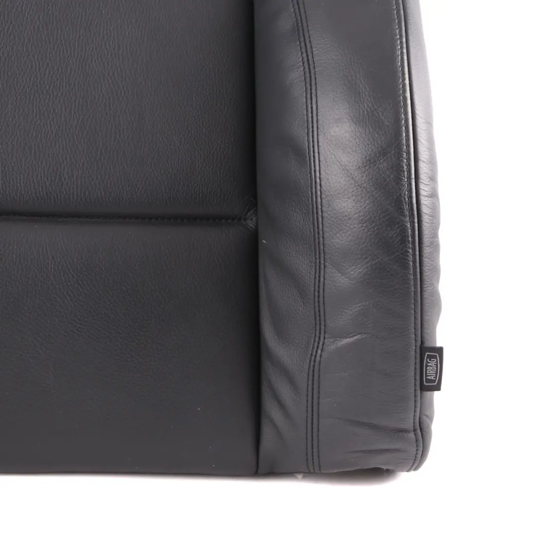 BMW E92 Seat Backrest Front Left N/S Heated Sport Backrest Cover Black Leather - SKU 7253093-3 - Part number 7253093
