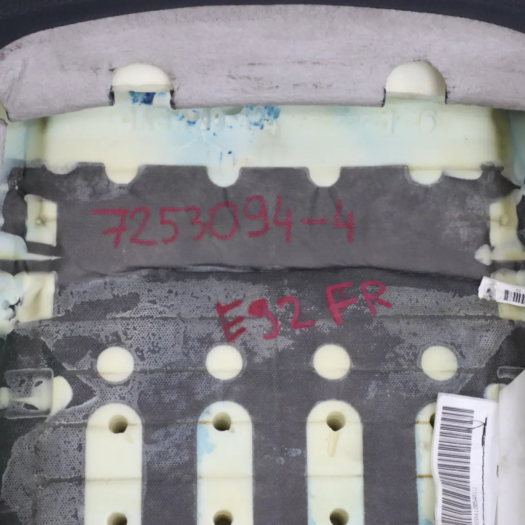 BMW E92 Oparcie Fotela Prawy Przód Podgrzewane - SKU 7253094 - Numer Części 7253094