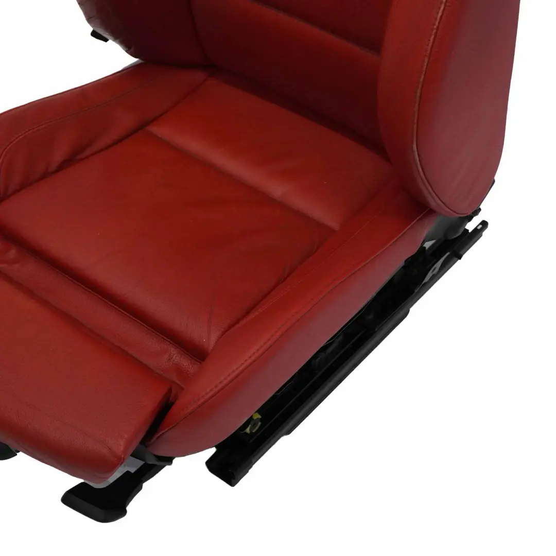 Sedile anteriore BMW E92 LCI Electric M Sport Destro Pelle Rossa Dakota Korall per con numero di parte 7253100 Sedile anteriore BMW E92 LCI Electric M Sport Destro Pelle Rossa Dakota Korall - SKU 7253100-2 - Numero di parte 7253100