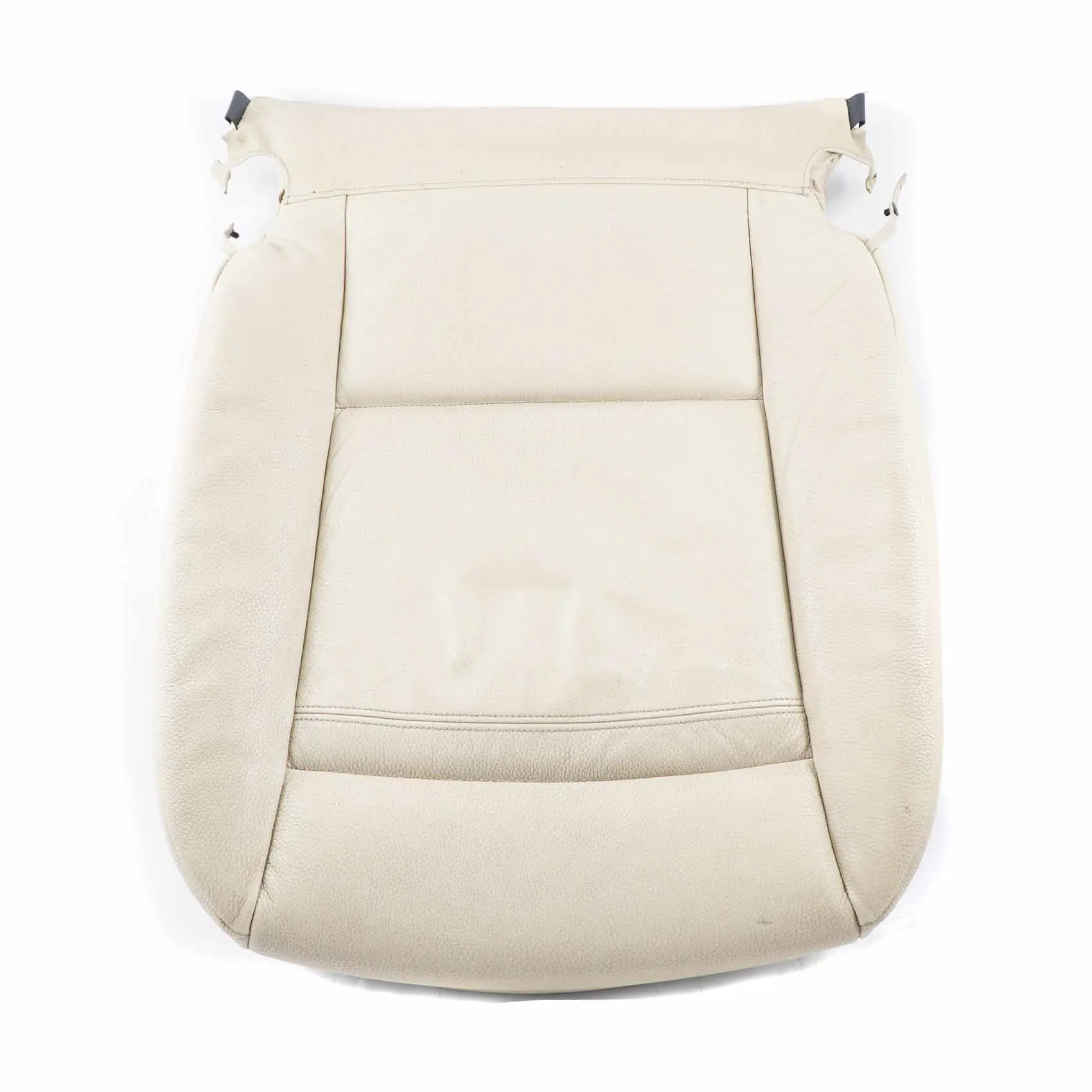 BMW E92 Asiento Delantero Izquierdo Derecho Básico Funda De Cuero Beige Crema