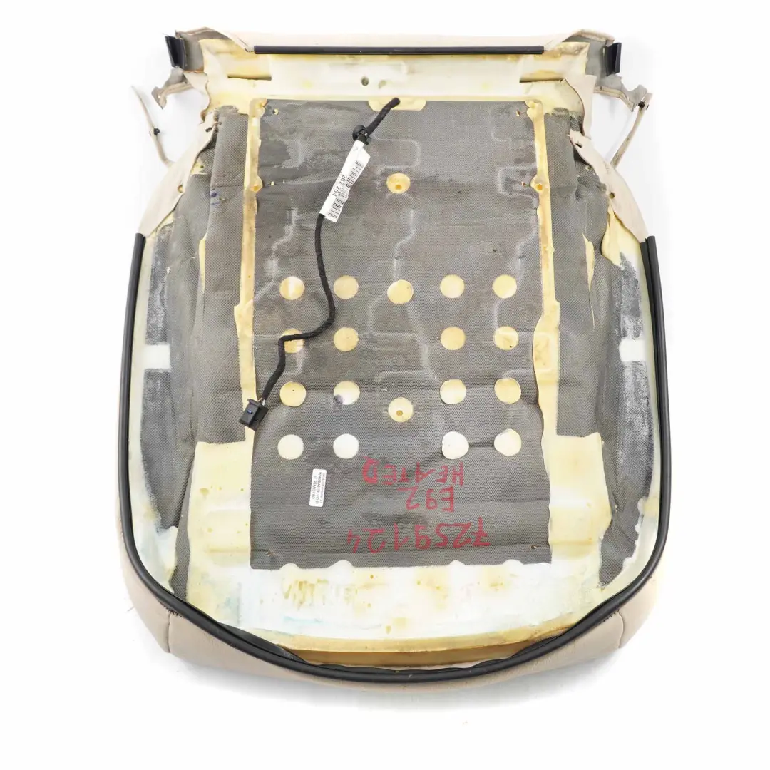 Basis Vordersitz Links Rechts Bezug Leder Creambeige Beige für BMW E92 Coupe mit Teilenummer 7253232 BMW E92 Coupe Basis Vordersitz Links Rechts Bezug Leder Creambeige Beige - SKU 7253232 - Teilenummer 7253232