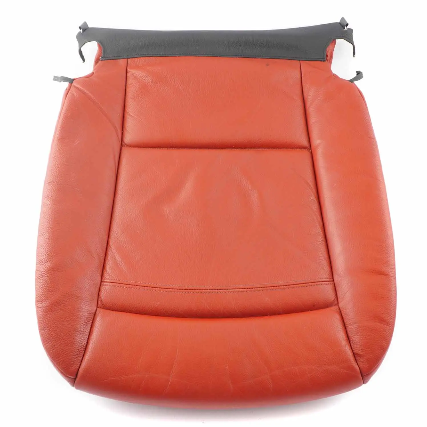 BMW E92 Funda Asiento Delantero Izquierdo Derecho Revestimiento Cuero Rojo