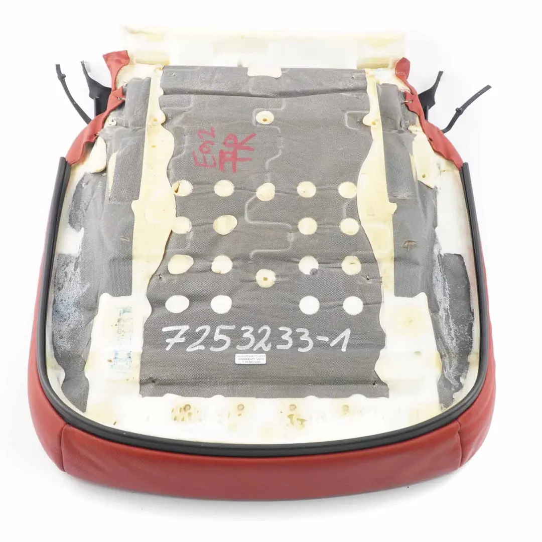 BMW E92 Funda Asiento Delantero Izquierdo Derecho Revestimiento Cuero Rojo - SKU 7253233-1 - Número de pieza 6986679