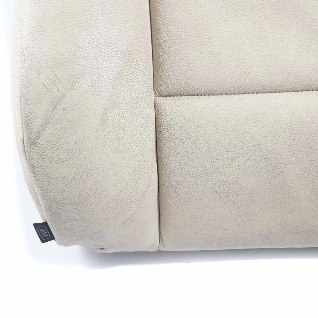 Respaldo Asiento Delantero Derecho Calefactable Cuero Dakota Crema Beige para BMW E92 con número de pieza 7253248 BMW E92 Respaldo Asiento Delantero Derecho Calefactable Cuero Dakota Crema Beige - SKU 7253248-1 - Número de pieza 7253248