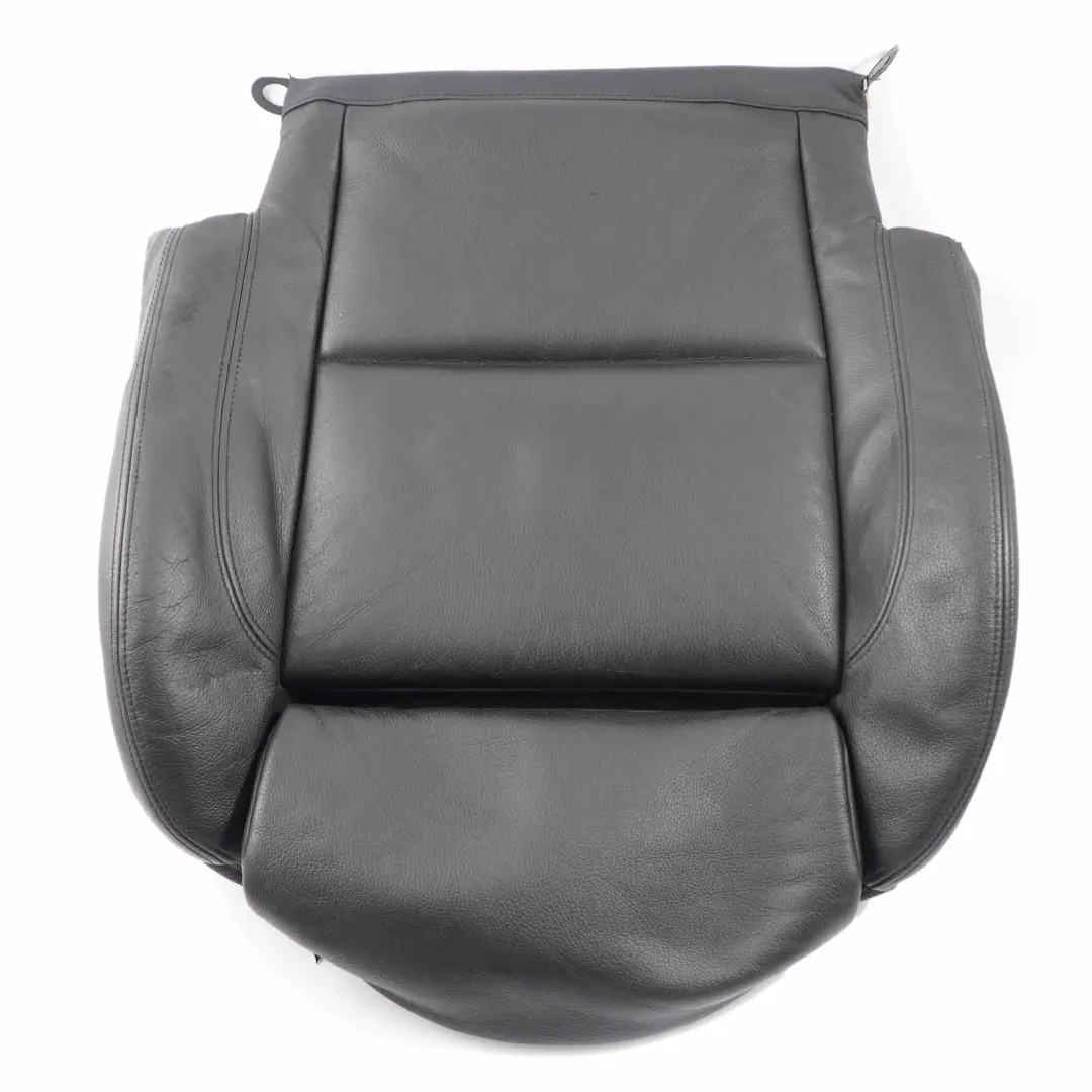 Front Right O/S Sport Seat Trim Panel Leather Black to BMW E93 Seat Cover with Part number 7253564 BMW E93 Seat Cover Front Right O/S Sport Seat Trim Panel Leather Black - SKU 7253564 - Part number 7253564