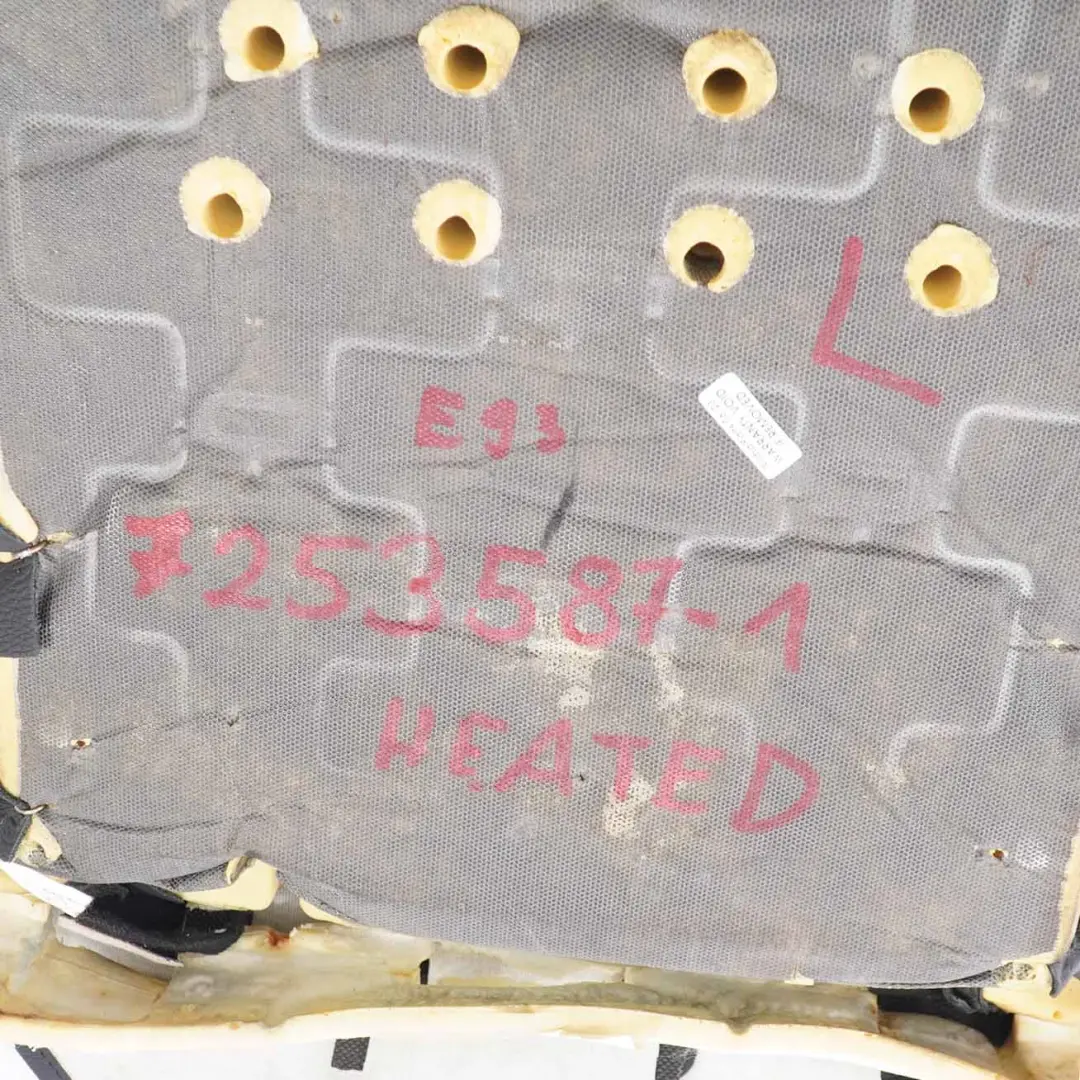 BMW E93 Convertible Siedzisko Fotela Lewy Przód - SKU 7253587-1 - Numer Części 7253587