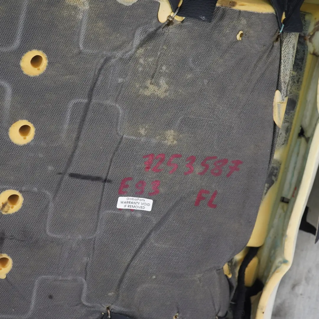 Front Right O/S Cover Black Leather Dakota to Seat Cover BMW E93 Convertible with Part number 7253587 Seat Cover BMW E93 Convertible Front Right O/S Cover Black Leather Dakota - SKU 7253587 - Part number 7253587