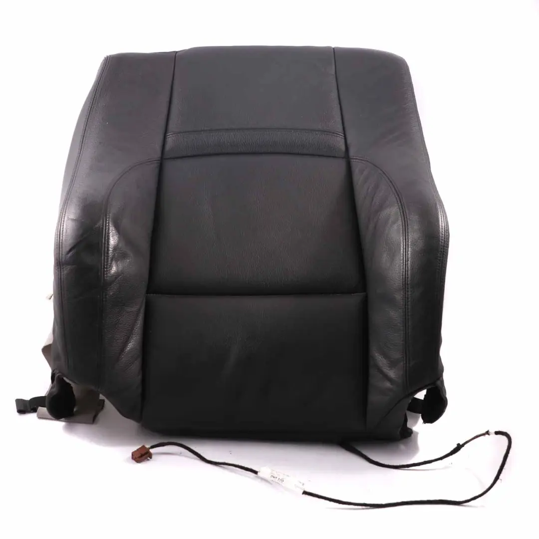  Front Seat Backrest BMW E93 Front Right O/S Heated Sport Cover Black Leather - SKU 7253636 - Part number 7253636