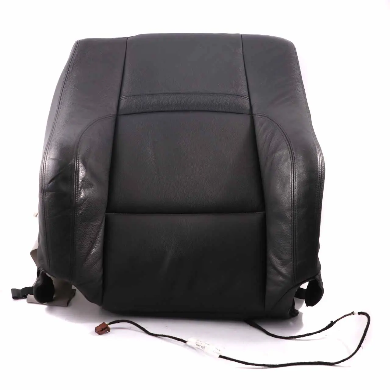 Front Seat Backrest BMW E93 Front Right O/S Heated Sport Cover Black Leather