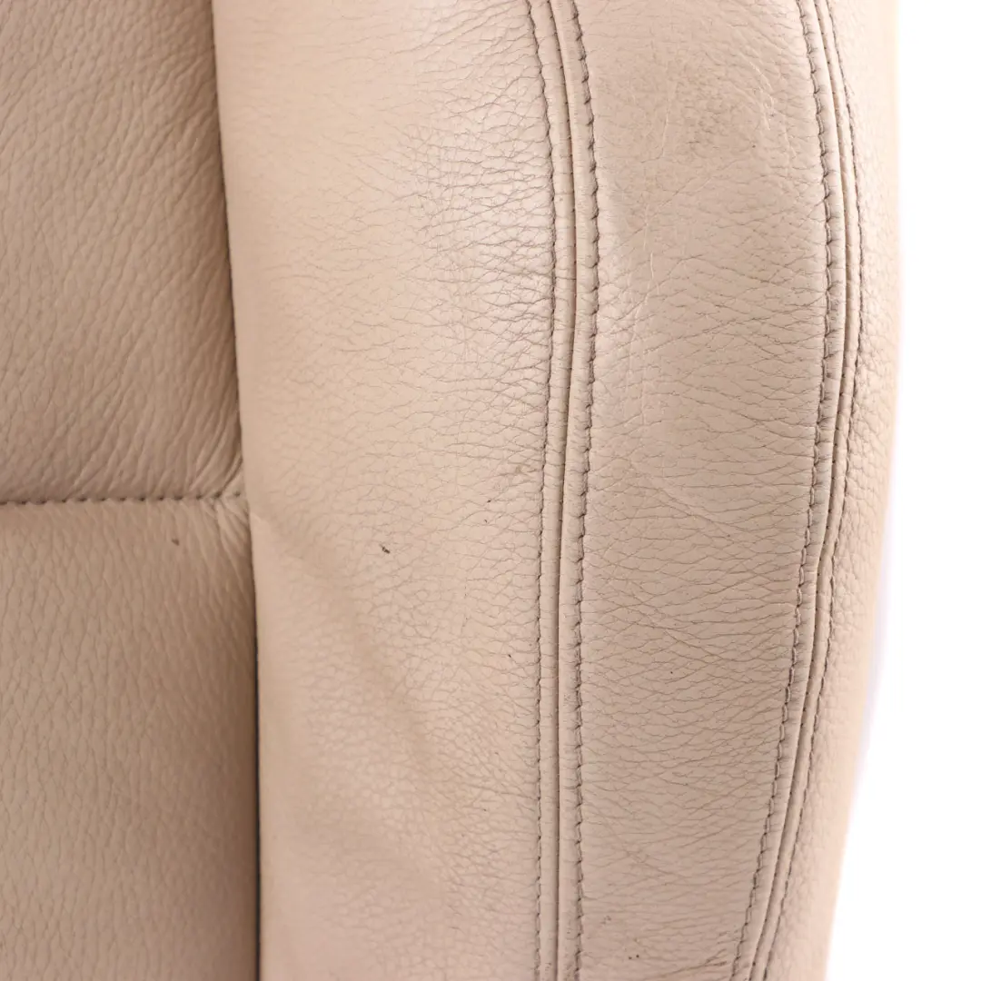 BMW E93 Sport Seat Cover Front Left N/S Heated Seat Cream Beige Leather Backrest - SKU 7253639 - Part number 7253639