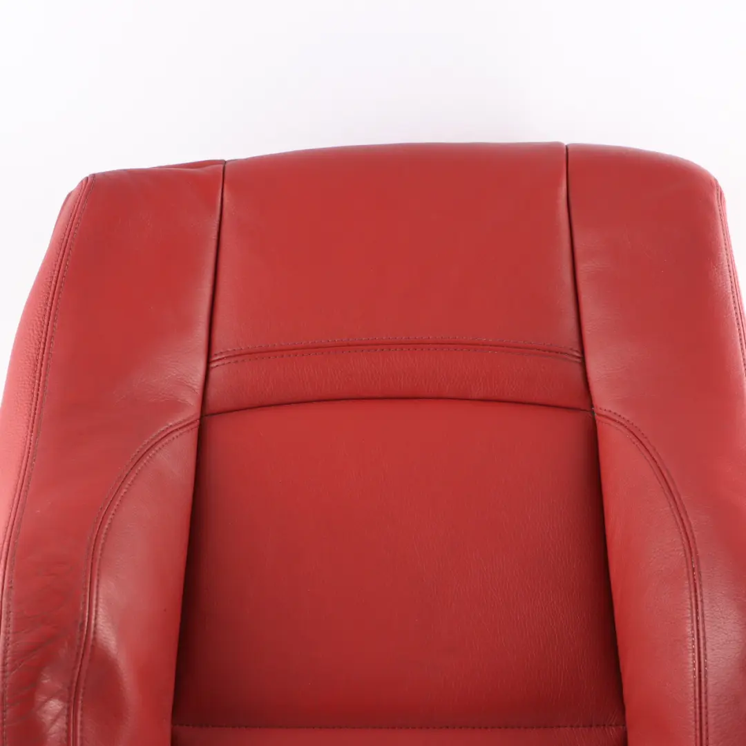  Front Seat Backrest BMW E93 Front Right O/S Heated Cover Red Leather - SKU 7253642-1 - Part number 7253642