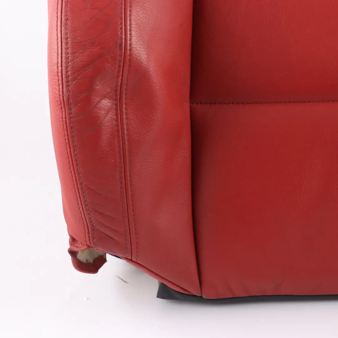  Front Seat Backrest BMW E93 Front Right O/S Heated Cover Red Leather - SKU 7253642-1 - Part number 7253642