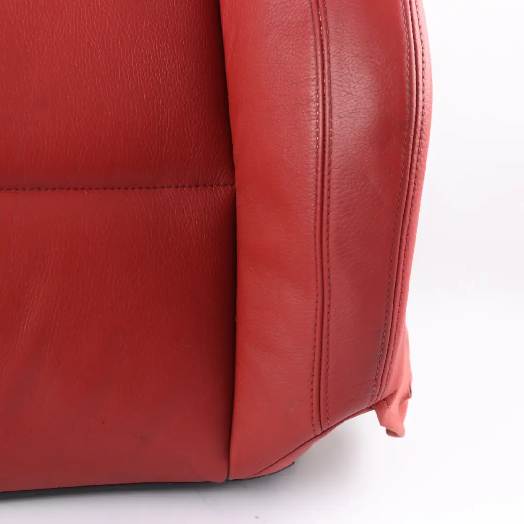 Front Seat Backrest BMW E93 Front Right O/S Heated Cover Red Leather to with Part number 7253642 Front Seat Backrest BMW E93 Front Right O/S Heated Cover Red Leather - SKU 7253642-1 - Part number 7253642