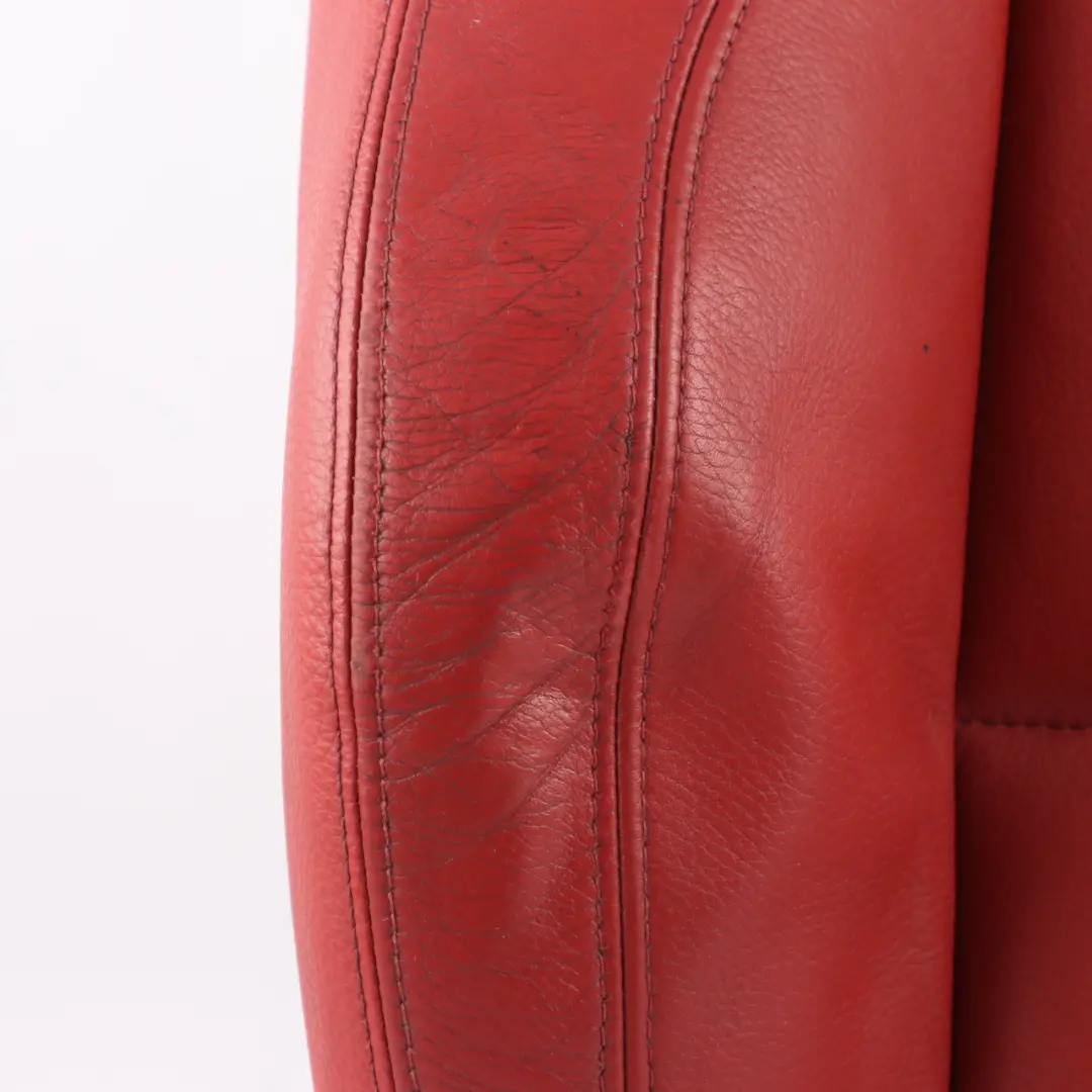  Front Seat Backrest BMW E93 Front Right O/S Heated Cover Red Leather - SKU 7253642-1 - Part number 7253642