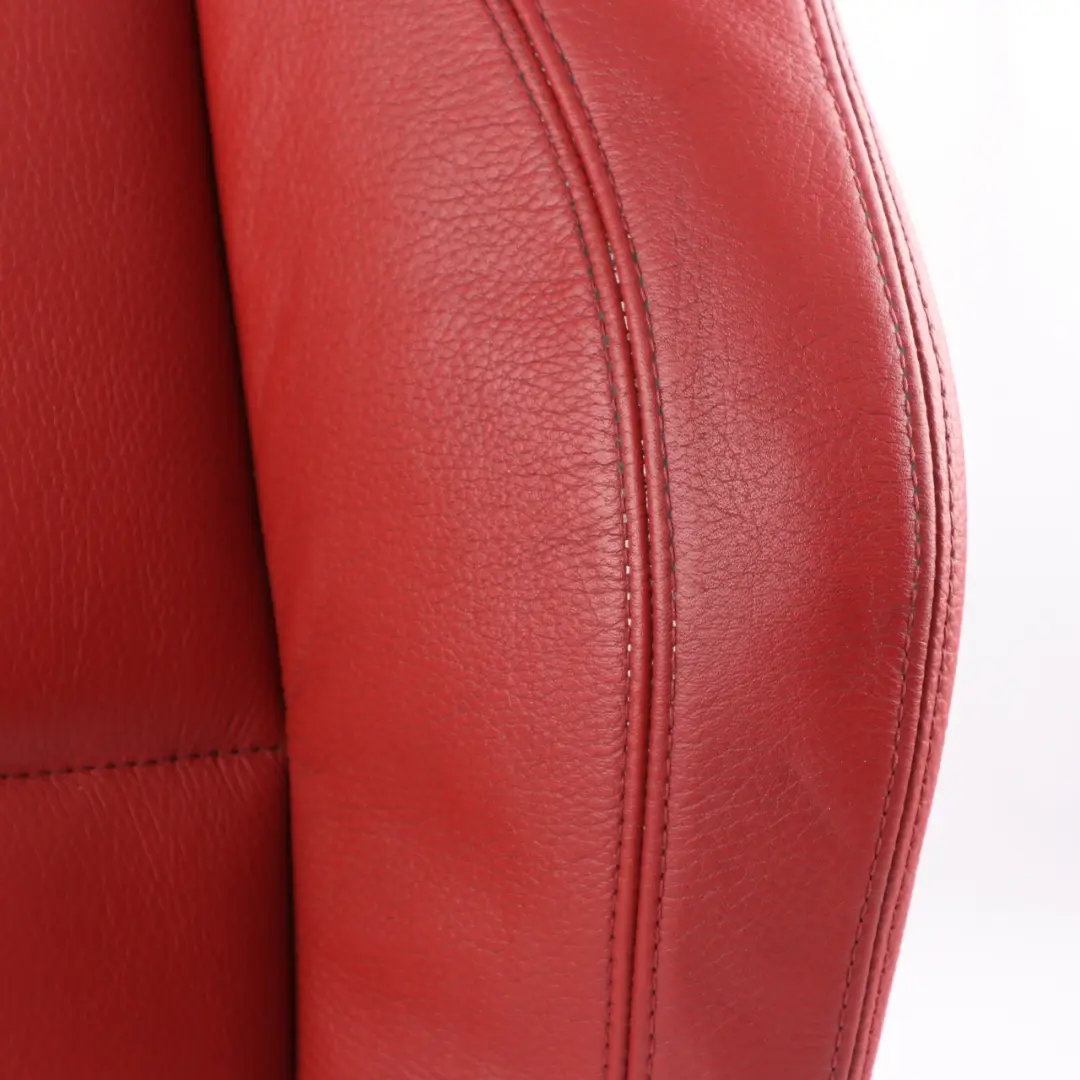  Front Seat Backrest BMW E93 Front Right O/S Heated Cover Red Leather - SKU 7253642-1 - Part number 7253642