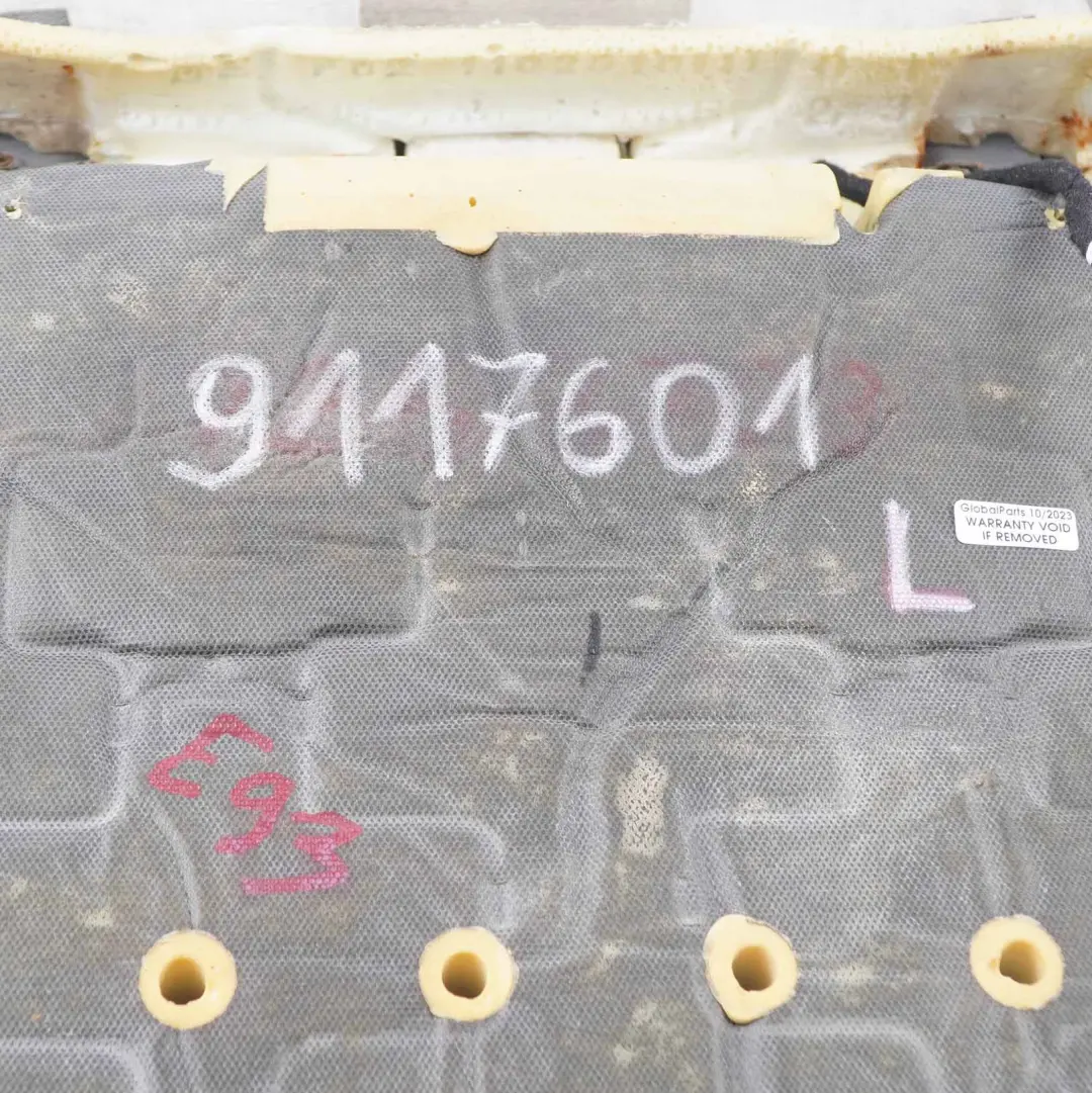 Sitzheizung Vorne Links Sitz Bezug Leder Dakota Grau für BMW E93 mit Teilenummer 9117601 BMW E93 Sitzheizung Vorne Links Sitz Bezug Leder Dakota Grau - SKU 9117601 - Teilenummer 9117601