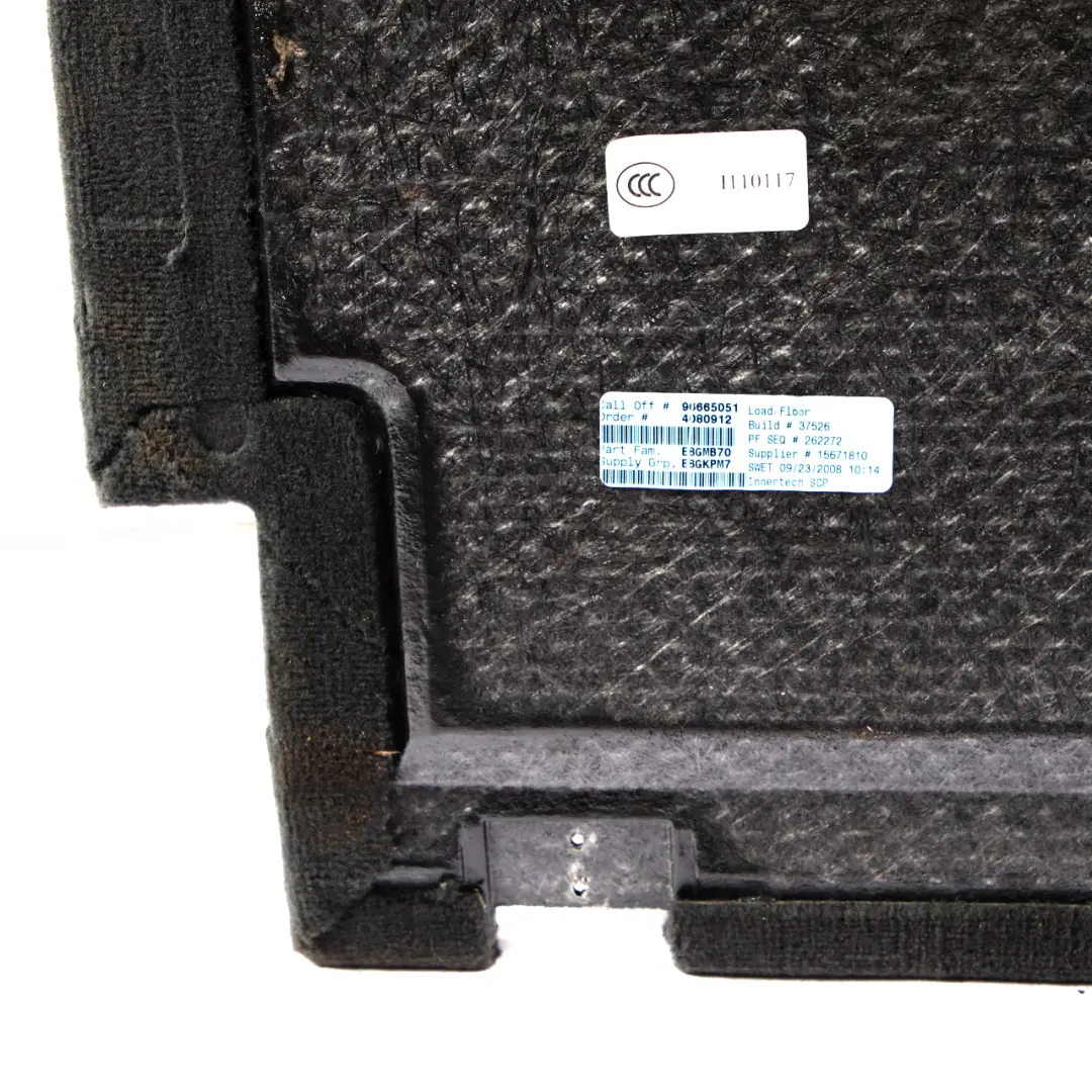 Boot Trunk Floor Carpet Cargo Luggage Compartment Anthracite to BMW X5 E70 with Part number 7253856 BMW X5 E70 Boot Trunk Floor Carpet Cargo Luggage Compartment Anthracite - SKU 7253856 - Part number 7253856