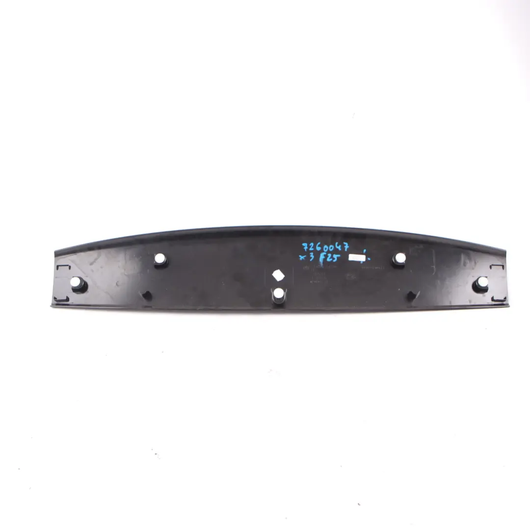 BMW F25 Portellone posteriore superiore pannelo rivestimento intern nero 7211299 - SKU 7253883 - Numero di parte 7253883