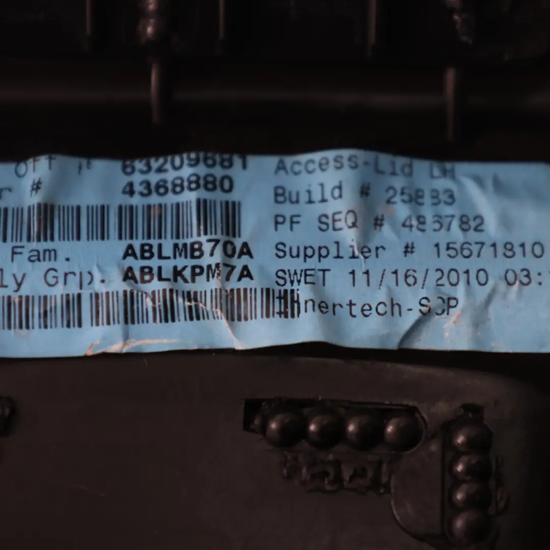 BMW X5 E70 Boczek Bagażnika Lewy Tył 7145909 - SKU 7254077-1 - Numer Części 7254077