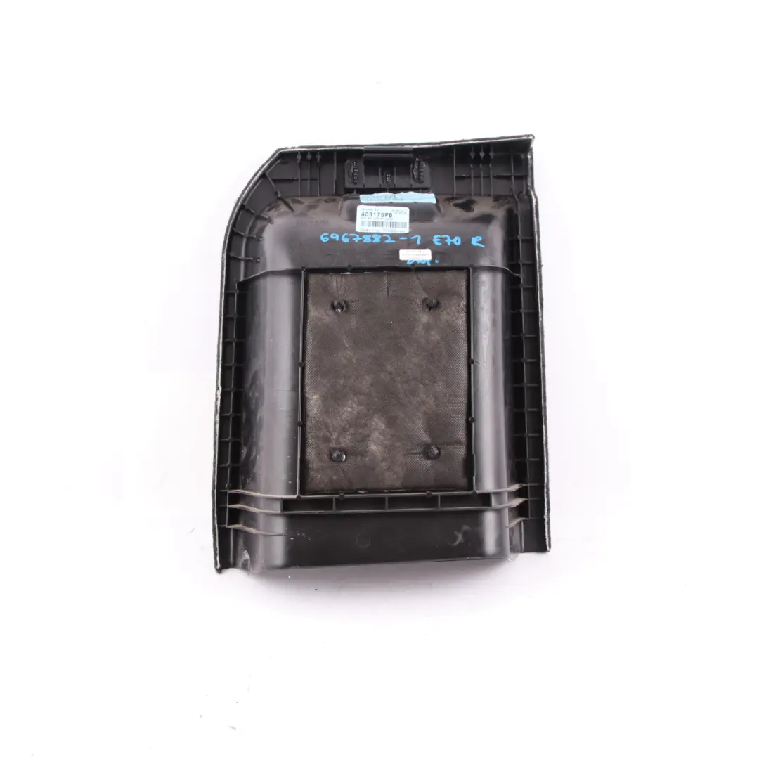 Trunk Cover BMW X5 E70 Right O/S Rear Carpet Flap Boot Panel Black to with Part number 7254078 Trunk Cover BMW X5 E70 Right O/S Rear Carpet Flap Boot Panel Black - SKU 7254078 - Part number 7254078