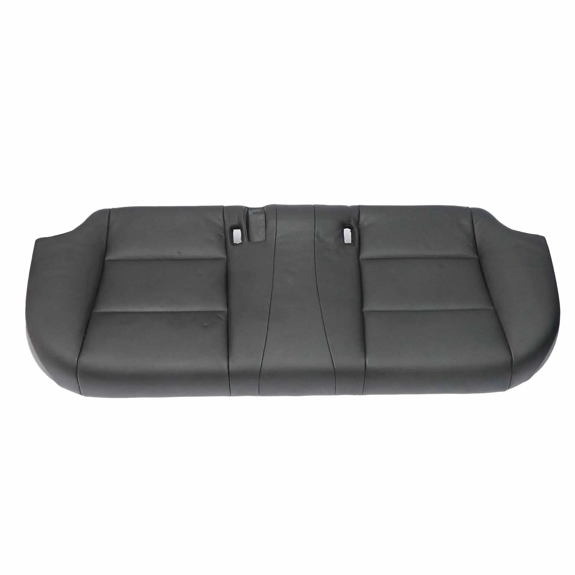 BMW F10 F11 Revetement de l'assise du siege arriere en cuir noir de Dakota