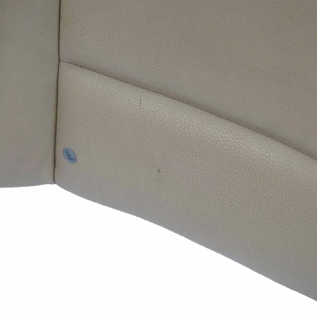 Asiento Trasero Respaldo Respaldo Cubierta Cuero Dakota Oyster para BMW F10 con número de pieza 7254148 BMW F10 Asiento Trasero Respaldo Respaldo Cubierta Cuero Dakota Oyster - SKU 7254148 - Número de pieza 7254148