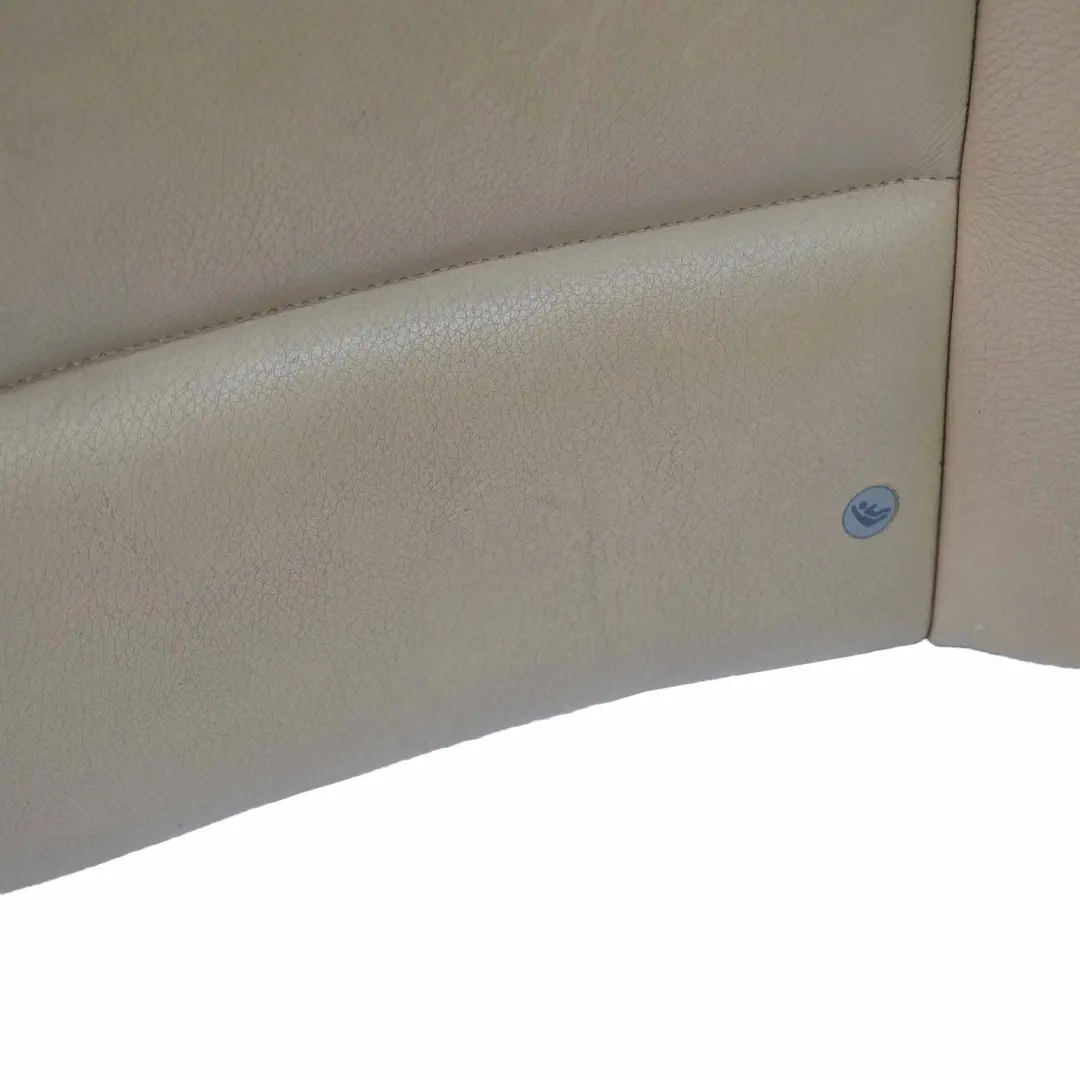 Backrest Bench Back Cover Leather Dakota Venetobeige to BMW F10 Rear Seat with Part number 7254148 BMW F10 Rear Seat Backrest Bench Back Cover Leather Dakota Venetobeige - SKU 7254148 - Part number 7254148