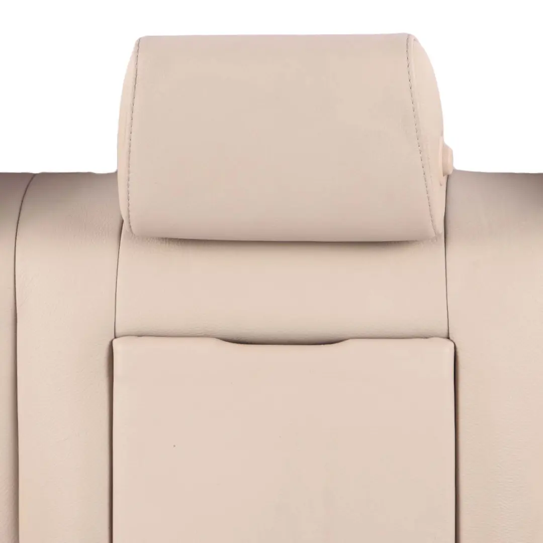 Asiento Trasero Respaldo Respaldo Cubierta Cuero Dakota Oyster para BMW F10 con número de pieza 7254150 BMW F10 Asiento Trasero Respaldo Respaldo Cubierta Cuero Dakota Oyster - SKU 7254150 - Número de pieza 7254150