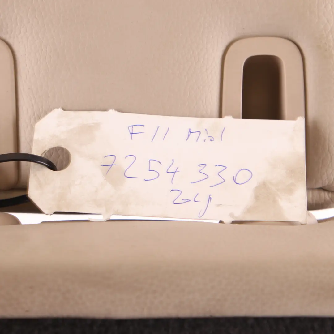 Armrest Centre Backrest Storage Tray Leather to BMW F11 Touring Rear Seat with Part number 7254330 BMW F11 Touring Rear Seat Armrest Centre Backrest Storage Tray Leather - SKU 7254330 - Part number 7254330