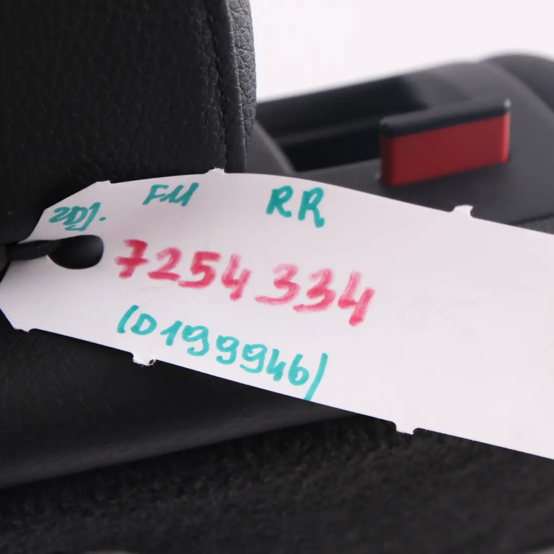 Backrest Leather Rear Right Seat O/S Cover Dakota Black to BMW F11 Touring with Part number 7254334 BMW F11 Touring Backrest Leather Rear Right Seat O/S Cover Dakota Black - SKU 7254334 - Part number 7254334