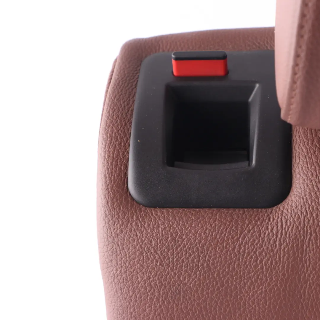 BMW F11 LCI Touring Seat Backrest Rear Right O/S Back Cover Leather Brown - SKU 7254342 - Part number 7254342